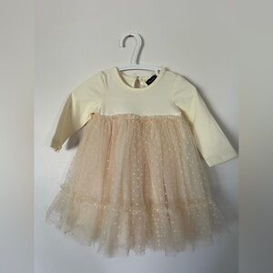 NWT Olivia Rose Indigobaby X Tulle Overlay Dress, 3-6 Months